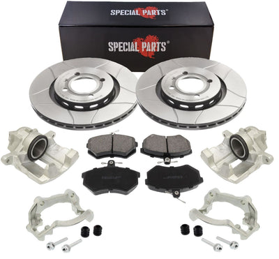 Kit de conversión de frenos delanteros, frenos G60 para VW Golf 1 Cabriolet, pinzas, portapinzas, discos 280mm y pastillas