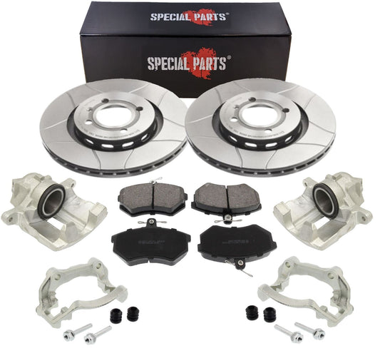 Kit de conversión de frenos delanteros, frenos G60 para VW Golf 1 Cabriolet, pinzas, portapinzas, discos 280mm y pastillas
