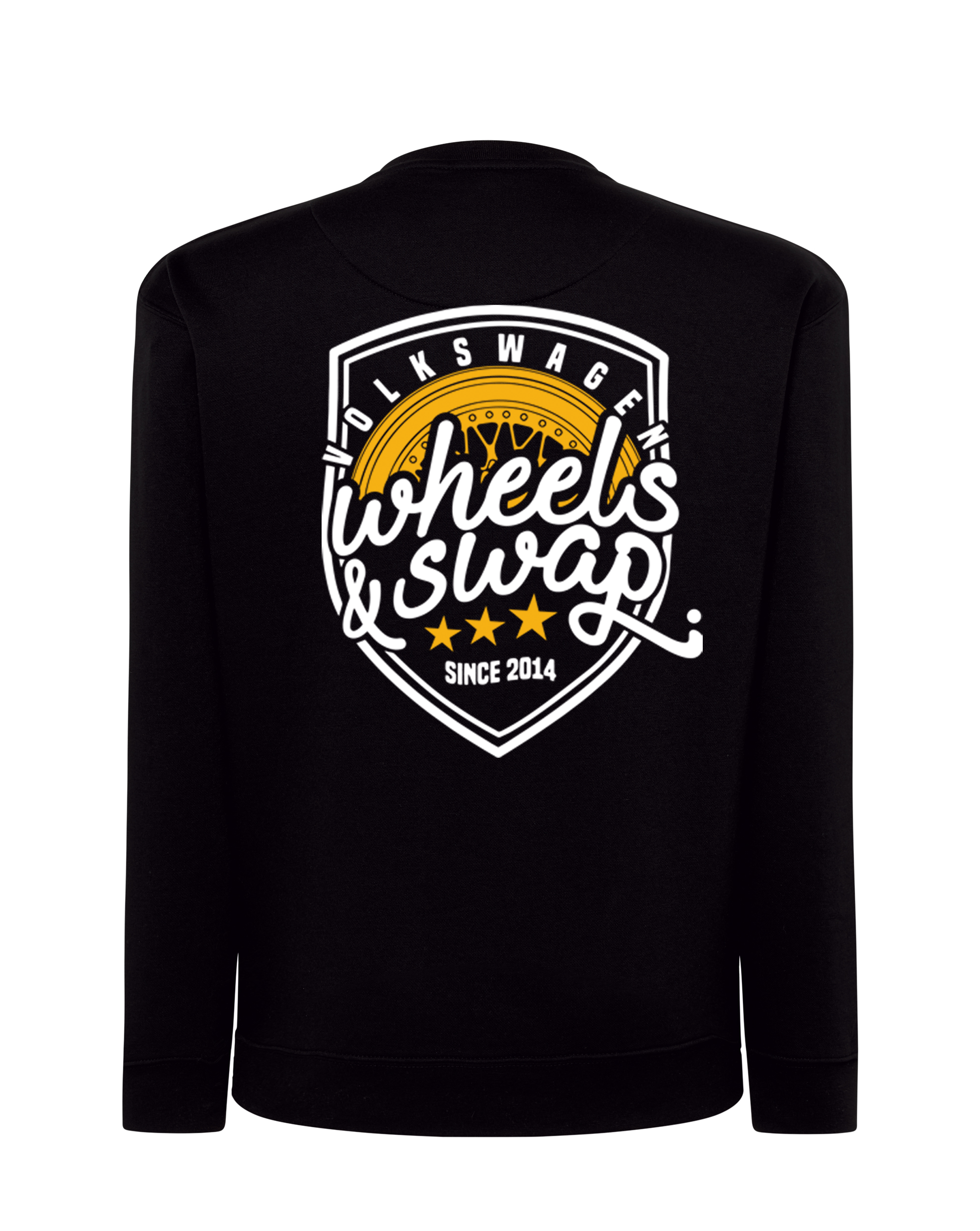 Sudadera Cuello Redondo Negro